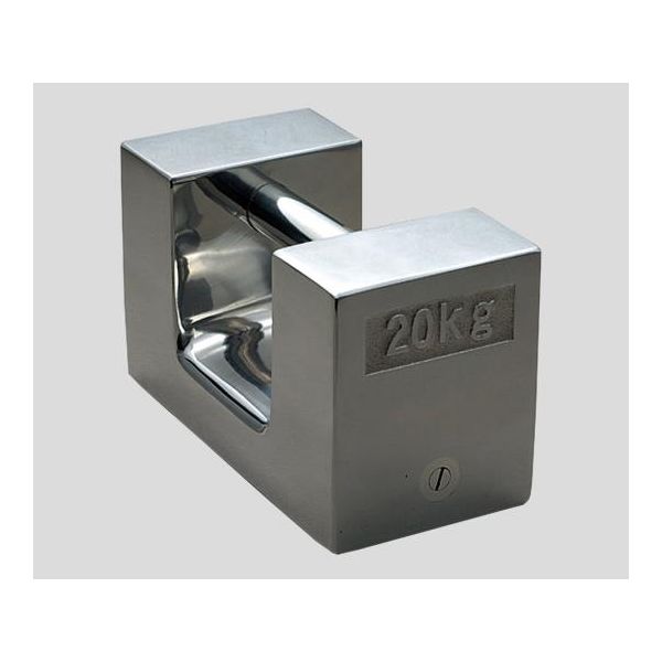 (LINEクーポン有)アズワン 2-470-03-20 枕型分銅 F2RS−5K 校正証明書付【1個】 24700320