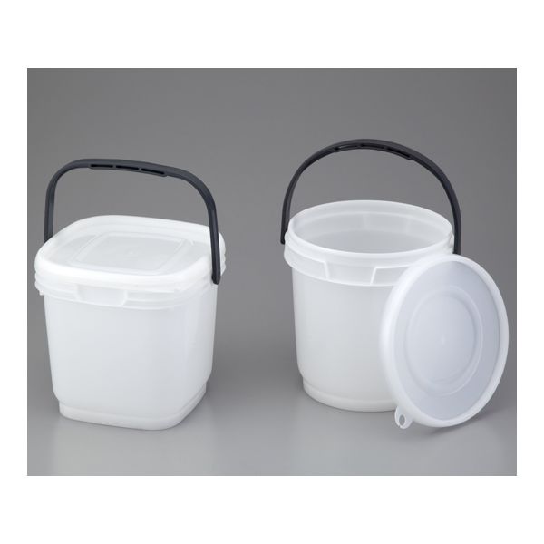 【11/25限定！抽選で最大100％ポイントバック】アズワン 2-8640-01 密封バケツ・ミニ 角−3【1個】 2864..