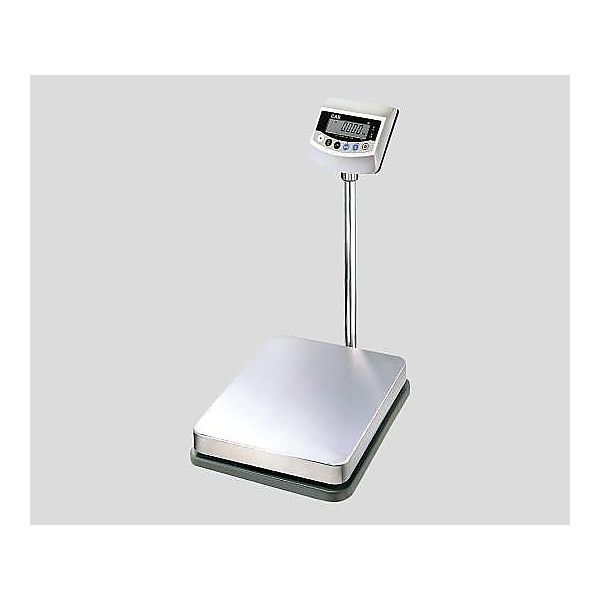 アズワン0120-700-875【商品説明】【特徴】防塵・防水(IP65)タイプです。【仕様】サイズ(本体/計量皿)：280×367×570mm/280×280mm●表示部：LCD、チルト90°、回転360°●重量判定機能・計数機能・電池残...