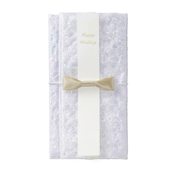 【12/5限定！抽選で最大100％ポイントバック】マルアイ キ32W 【2個入】ベール巾着金封ホワイト キ32W