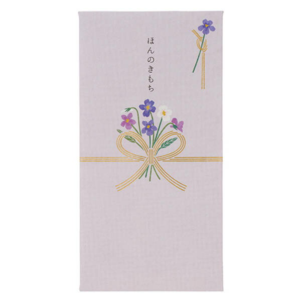 マルアイ ノ-ハナ10PU 【10個入】お花のご祝儀袋　スミレ ノハナ10PU 2入