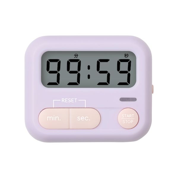 (LINEクーポン有)翌日出荷 ソニック LV-7097-V モチベプラス スタディタイマー ミニ LED付 バイオレッ..