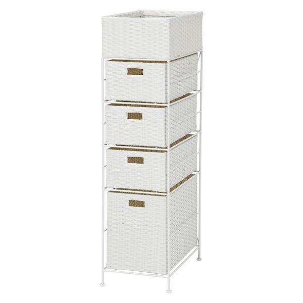 Mini Chest - RAN-2421WH 直送 代引不可・他メーカー同梱不可 ランドリー RAN2421WH