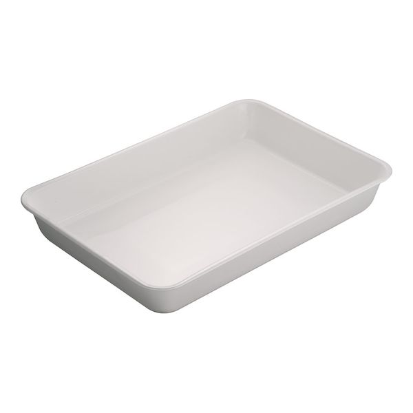 4976045311417 ホーロー角バット ホワイト 6枚取