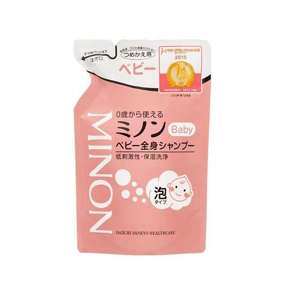 4987107616043 【24個入】 ミノンベビー全身シャンプー詰替300ML 101441【キャンセル不可】