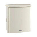 オーム電機 00-7824 未来 プラスチック製防雨ボックス 屋根一体型/ミルキーホワイト WB-10DM 007824