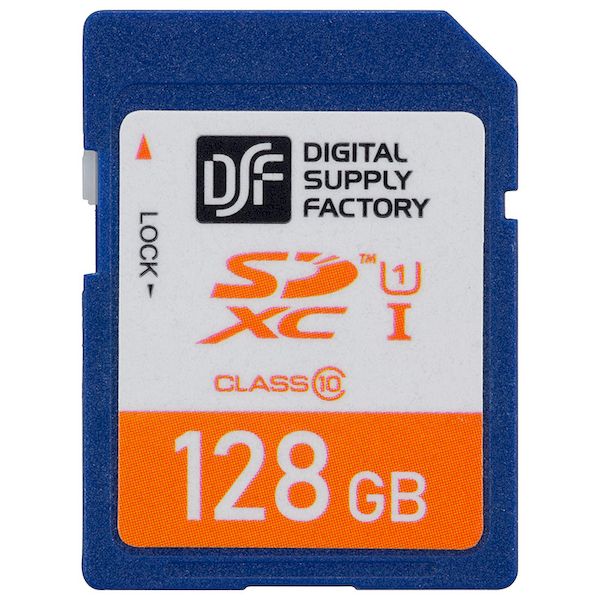 オーム電機 PC-MS128G-K SDXCメモリーカード（128GB/CLASS10） PCMS128GK