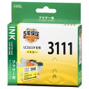 オーム電機 01-3874 ブラザー LC3111Y互換 イエロー×1 INK－BR3111－Y 013874