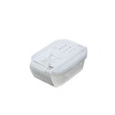 イノマタ化学 4905596183488 楽ちん 角型400ml 2P クリアーホワイト #1834【キャンセル不可】(3)