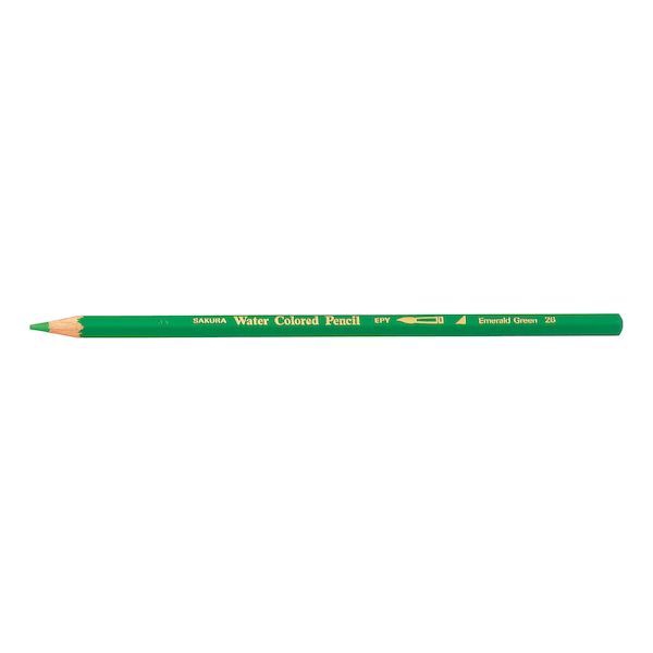 サクラクレパス EPY#26 【10個入】 水彩色鉛筆単色 エメラルドグリーン