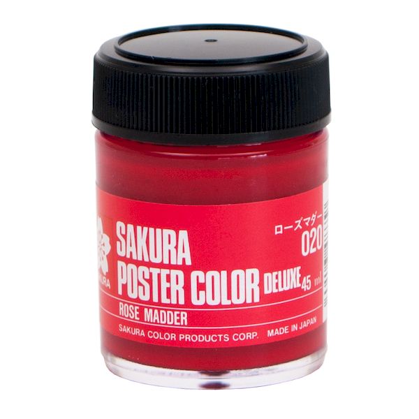 サクラクレパス PWD45ML#020 ポスターカラー ローズマダー