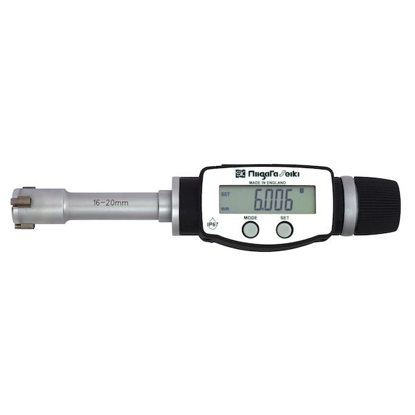 新潟精機 SK MCD-1620IP67S デジタルSライン三点マイクロメータ MCD1620IP67S