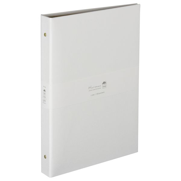 【11/25限定！抽選で最大100％ポイントバック】ナカバヤシ A-HR3Y-201-W ハルマー／バインダー式アルバ..