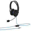 ナカバヤシ MHM-SGM23BK ゲーム用ヘッドセット両耳 ブラック MHMSGM23BK
