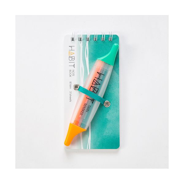 ナカバヤシ NW-SB702-1 ハビット マーカー＆ノート B7slim／1 NWSB7021