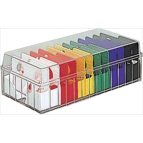 ナカバヤシ PHM-101CM 名刺分庫／12ホルダー／ビビットカラー PHM101CM