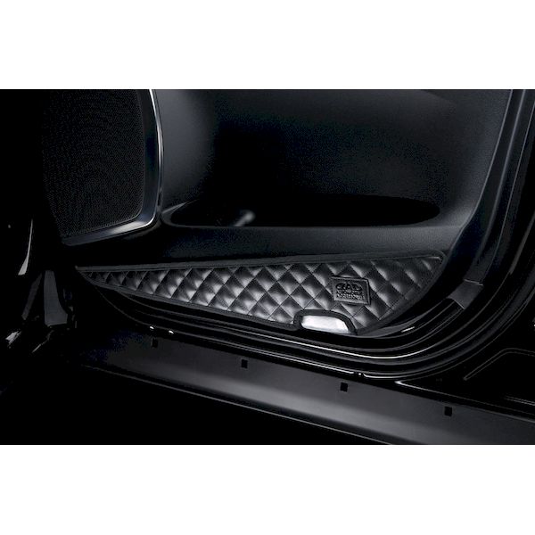 (LINEクーポン有)ギャルソン DAD KG024-01-03 D．A．D ドア キックガード1列目 2P 64 EVERY WAGON キルティング ブラック KG0240103