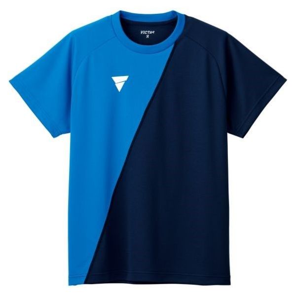 (LINEクーポン有)VICTAS ヴィクタス 4903590156095 V-TS230 ブルーXネイビー 2XS