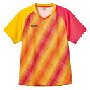 VICTAS ヴィクタス 4903590170497 バイアスストライプゲームシャツ イエロー 4XL