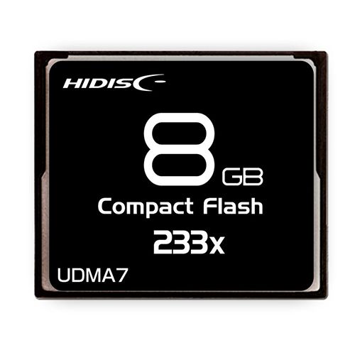 ڸĿ1ġHDCF8G233XJP3 ľ Բġ¾᡼ƱԲ HIDISC CF 8GB 233x Read35MBs MLCå