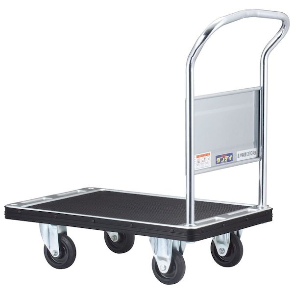 花岡車輌 UDH-LS スチール台車 Dシリーズ タイプDH 固定ハンドル式 W800×D500 UDHLS