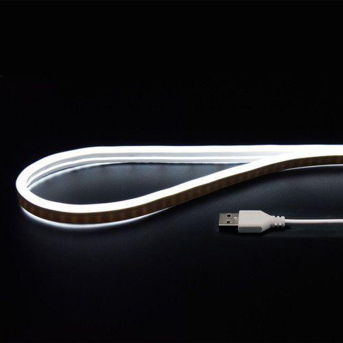 個数：1個 NEONLT1M-WH 直送 代引不可・他メーカー同梱不可 日本トラストテクノロジー USBネオンチューブライト 1 edenki-19363177 測定器・工具のイーデンキ サンプル画像2