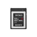 【個数：1個】QDG120F 直送 代引不可・他メーカー同梱不可 SONY XQDメモリーカード 120GB