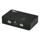 【個数:1個】RS-250UHDP-4K 直送 代引不可・他メーカー同梱不可 ラトックシステム 4Kディスプレイ/USBキーボード・マウス パソコン切替器(2)