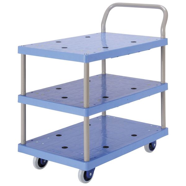 (LINEクーポン有)【個人宅配送不可】金沢車輌 NP-105GS 直送 代引不可・他メーカー同梱不可 静音樹脂台車 NP105GS