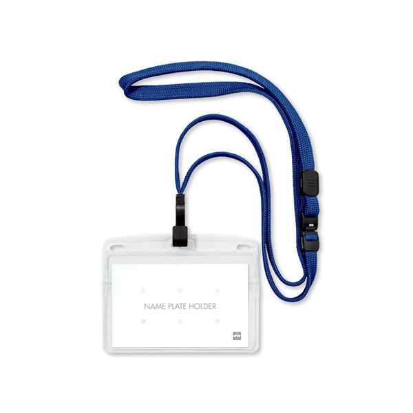 翌日出荷 オープン工業 NL-22P-BU 吊り下げ名札 フック式 ヨコ名刺 1枚 青 NL22PBU
