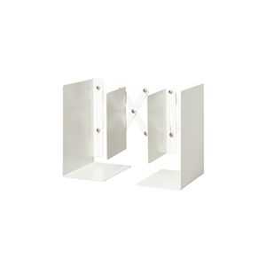 (LINEクーポン有)カール事務器 ALB-55-W ブックエンド ホワイト ALB55W