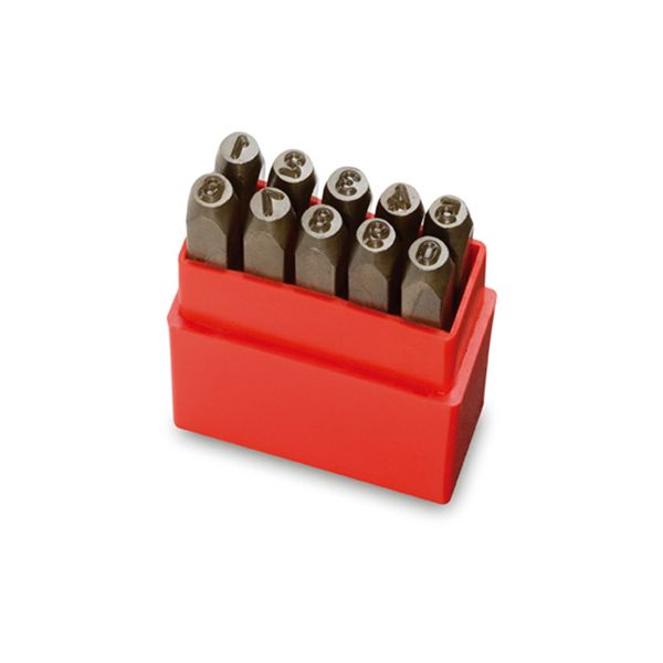 プロイヤー PF80 PI10080 数字刻印8．0MM 0−9，10本組