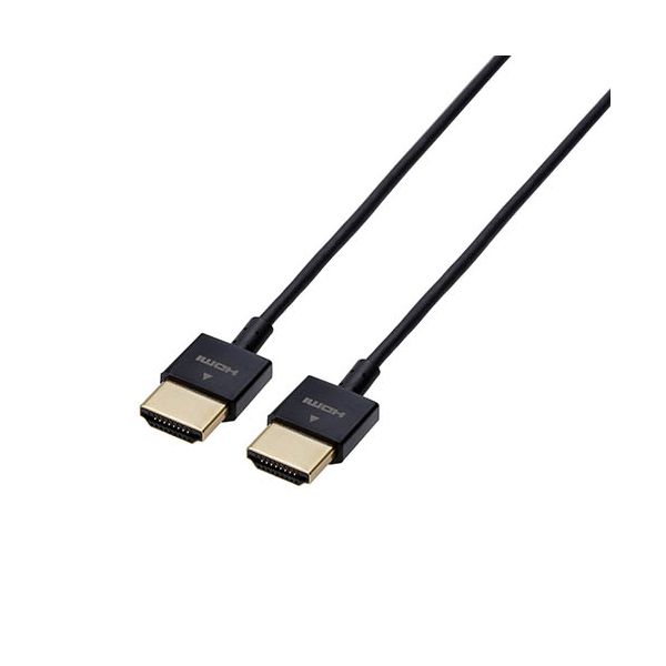 【個数：1個】CAC-HD14US15BKX5 直送 代引不可・他メーカー同梱不可 5個セット エレコム HDMIケーブル／ウルトラスリム／イーサネット対応／1．5m CACHD14US15BKX5