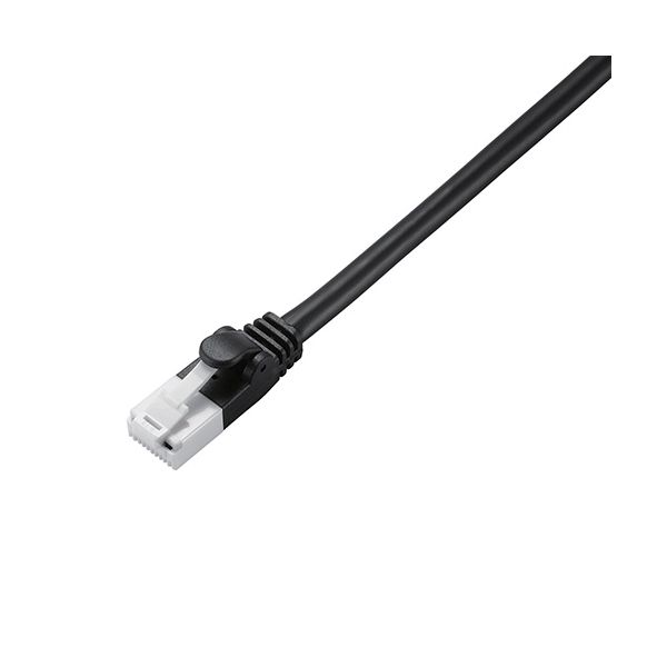 【個数:1個】LD-CTT/BK1/RSX5 直送 代引不可・他メーカー同梱不可 5個セット エレコム EU RoHS指令準拠 CAT5E対応 爪折れ防止 LANケーブル 1m/簡易パッケージ仕様 ブラック LDCTT/BK1/RSX5