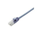 【個数:1個】LD-CTT/BU30/RSX5 直送 代引不可・他メーカー同梱不可 5個セット エレコム EU RoHS指令準拠 CAT5E対応 爪折れ防止 LANケーブル 30m/簡易パッケージ仕様 ブルー LDCTT/BU30/RSX5(2)