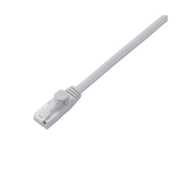 【個数：1個】LD-GPT/WH1/RSX5 直送 代引不可・他メーカー同梱不可 5個セット エレコム LANケーブル／CAT6対応／EU RoHS指令準拠／爪折れ防止／簡易パッケージ仕様／1m／ホワイト LDGPT/WH1/RSX5