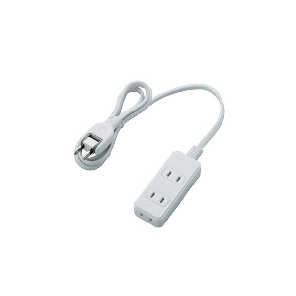 3 Holes - 【個数：1個】T-ST02N-2310WHX5 直送 代引不可・他メーカー同梱不可 5個セット エレコム シャッタータップ／3個口／1m／ホワイト TST02N2310WHX5