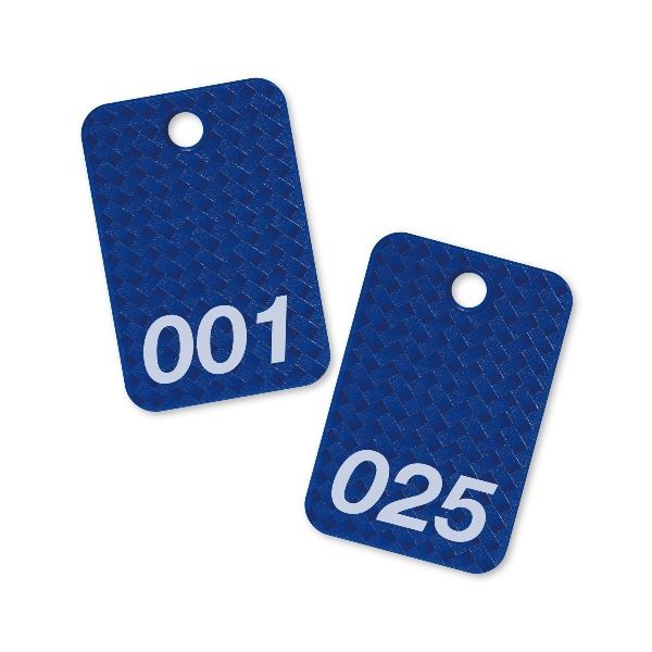 【即納在庫品】「直送」オープン工業 BF-80-BU 荷札 番号札 四角 大 番号入り1〜25 青 25枚入 BF80BU OP INDUSTRIES メッシュ調 OPEN TROP 角型
