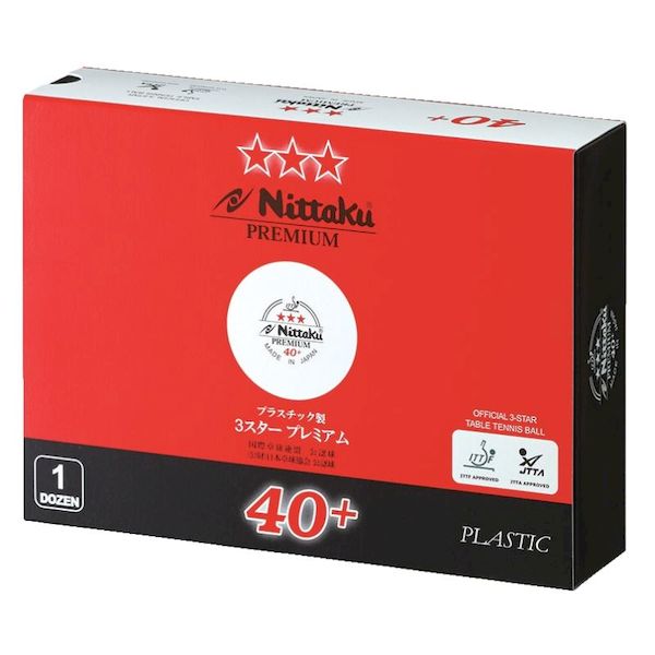 ニッタク Nittaku 4975984012768 NB−1301 プラ3スター プレミアム 1ダース入