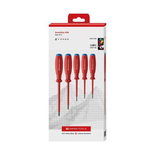 PBスイスツールズ 58549CBB スイスグリップ・絶縁ドライバーセット BOX