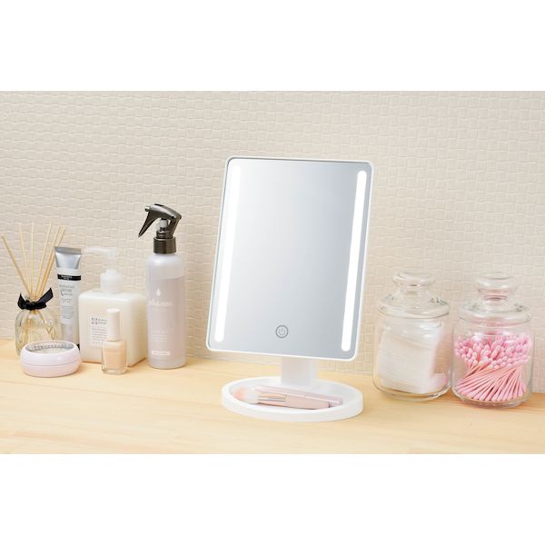 アサヒ AY-2032 LEDライティングミラースクエア AY2032 [3]