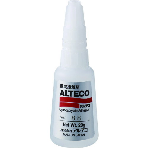 【即納在庫品】「直送」アルテコ 88-20G 工業用 瞬間接着剤 88 20g 難接着樹脂材用882