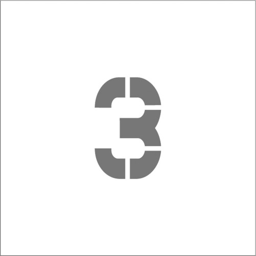 樂天商城 - 【即納在庫品】「直送」IM ASTM315095 ステンシル マグネット 3 文字サイズ150×95mm アイマーク AIMARK マーキングプレート