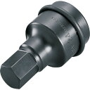 【即納在庫品】「直送」TONE トネ 8AH-27 インパクト用ヘキサゴンソケット 対辺寸法27mm 差込角25.4mm 8AH27