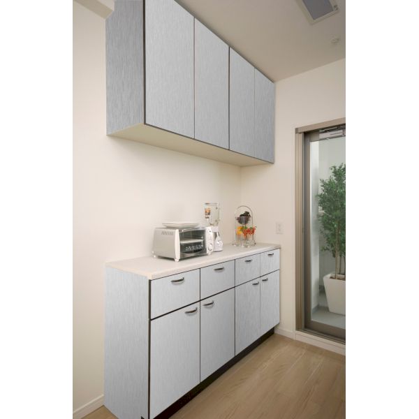 (LINEクーポン有)明和グラビア 4977932211452 貼ってはがせる装飾シートシルバー DEC-04