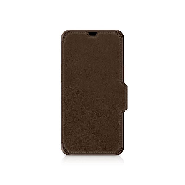 yF1zAP2M-HYBRF-BNRL  sE[J[s ITSKINS Hybrid Folio Leather for iPhone 13 Pro Max^12 Pro Max Brown with real leather AP2MHYBRFBNRL