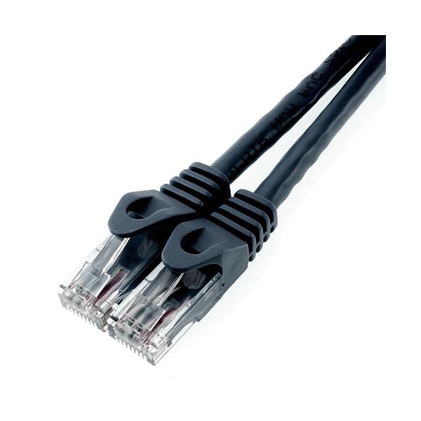 【個数：1個】LC30-580RBX5 直送 代引不可・他メーカー同梱不可 5個セット ホーリック LANケーブル UTP カテゴリー6A 3m ブラック LC30580RBX5