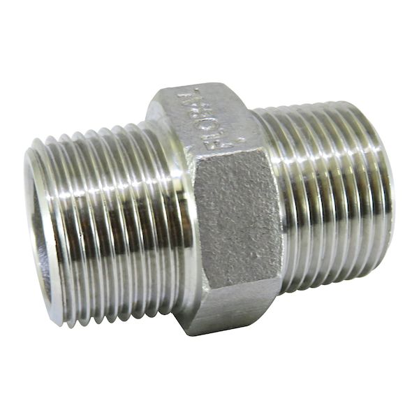 (LINEクーポン有)フローバル 4549123023733 六角ニップル V6N−04 1／2