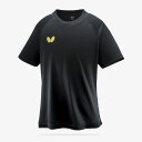 バタフライ Butterfly 4906901225008 ウィンロゴ・Tシャツ II ブラックXゴールド サイズ:M
