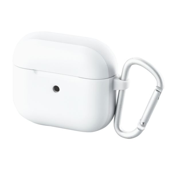 エレコム ELECOM AVA-AP3TSWH AirPods 第3世代 ケース カバー タフスリム 衝撃吸収 カラビナ付 ワイヤレス充電可 MagSafe充電可 ホワイト AVAAP3TSWH